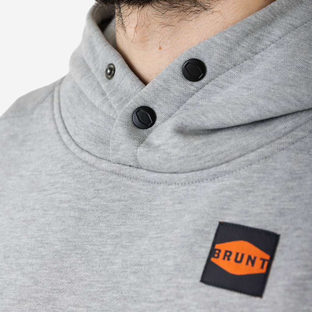 The Shevlin Sleeveless Hoodie - Light Grey Heather