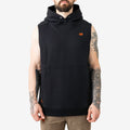 The Shevlin Sleeveless Hoodie - Black
