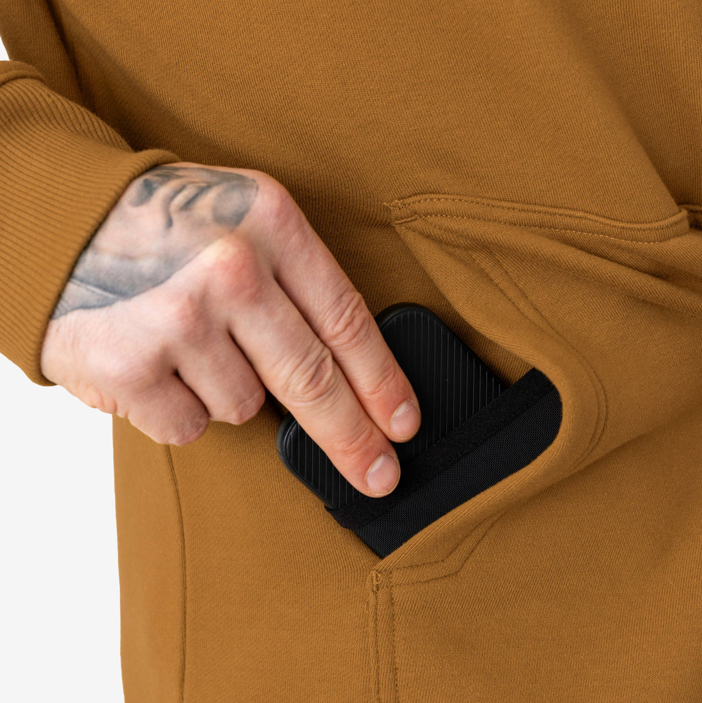 The Shevlin Hoodie - Saddle