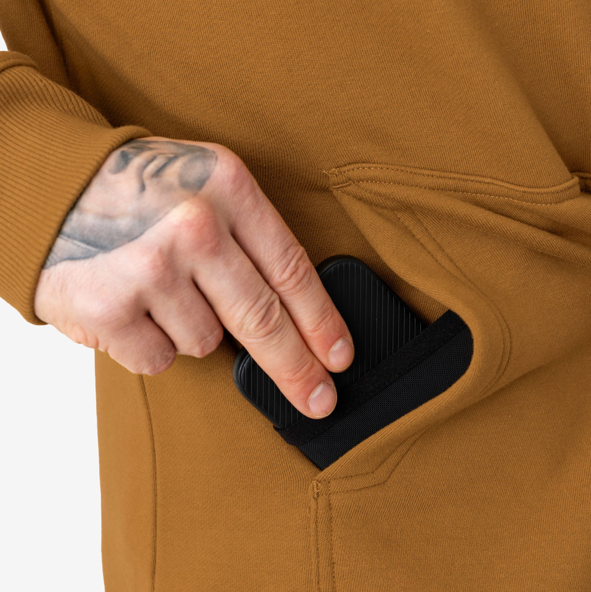 The Shevlin Hoodie - Saddle