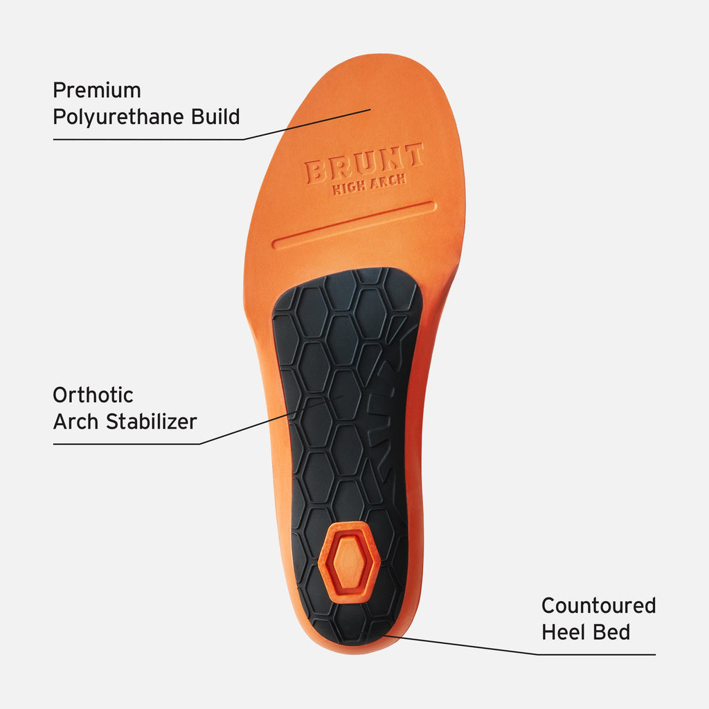 BRUNT High Arch CUSHﾡﾯN? Insole - Black