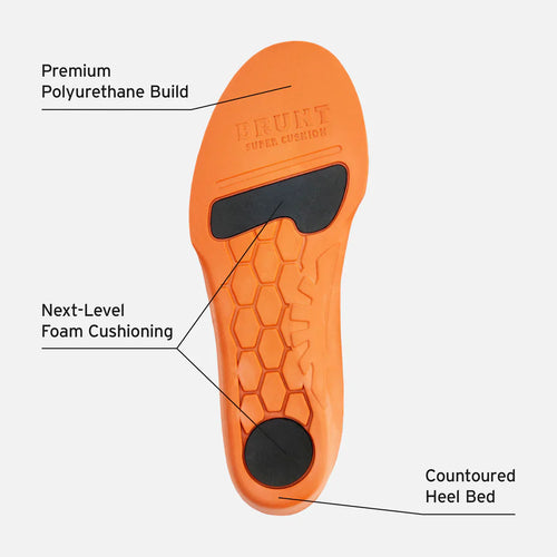BRUNT Super CUSHﾡﾯN? Insole - Black