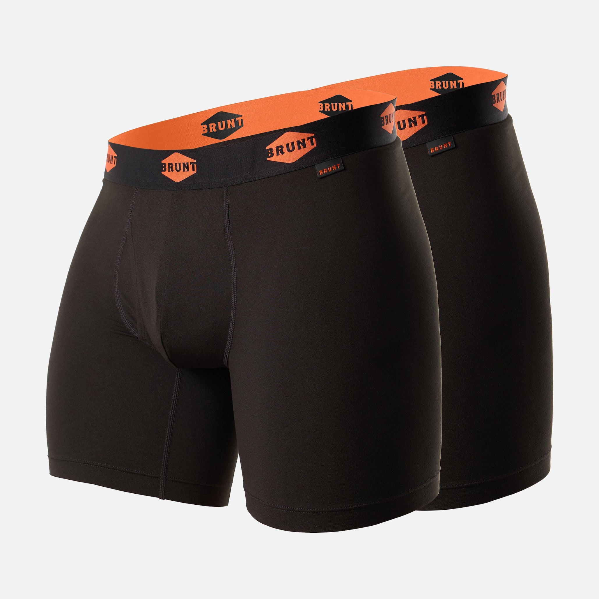 The 6\" Comfort Tech Boxer Brief (2 Pack) - Black