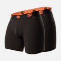 The 9\" Comfort Tech Boxer Brief (2 Pack) - Black