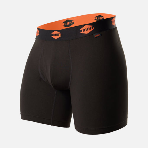 The 9\" Comfort Tech Boxer Brief (2 Pack) - Black