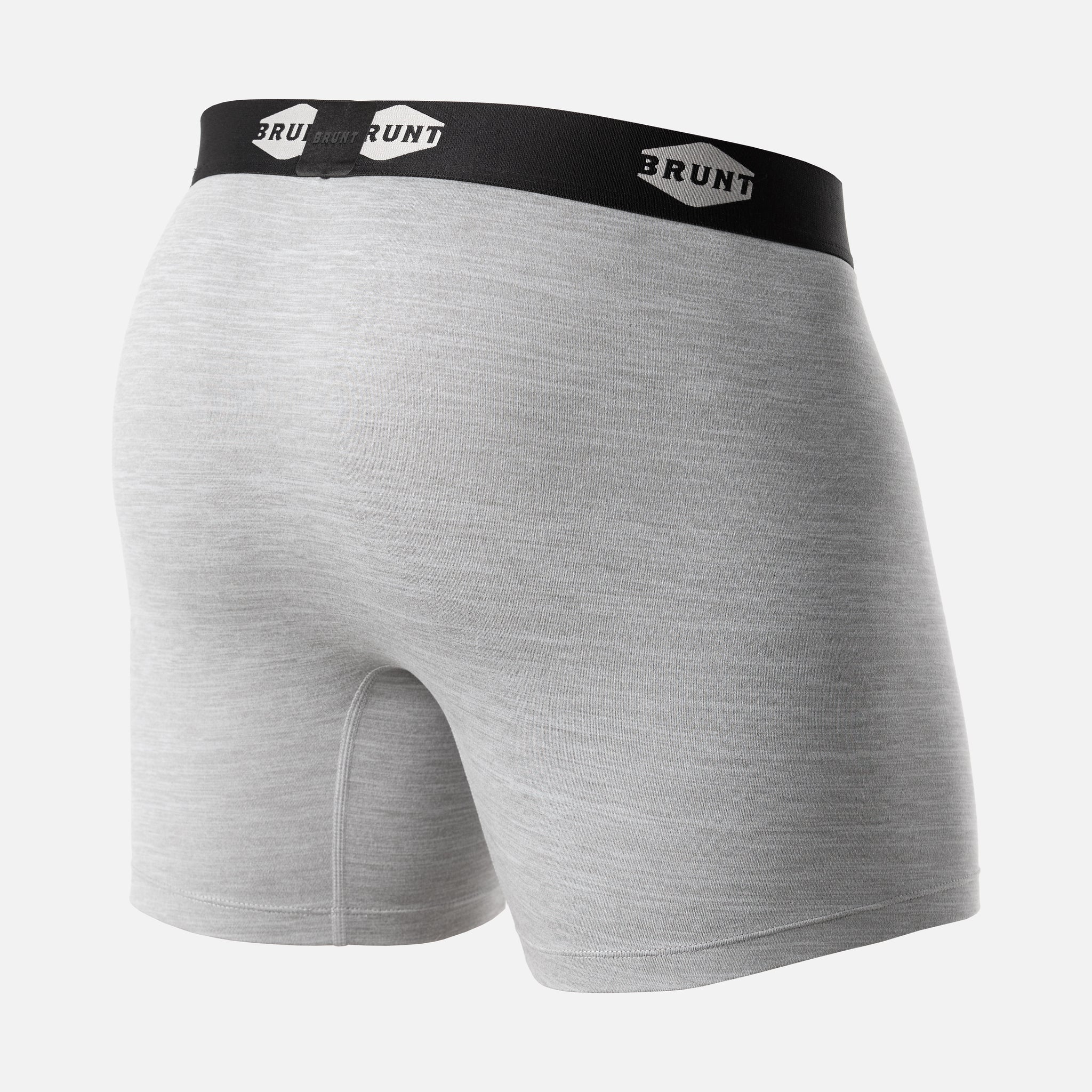 The 6\" Comfort Tech Boxer Brief (2 Pack) - Black and Heathered Grey