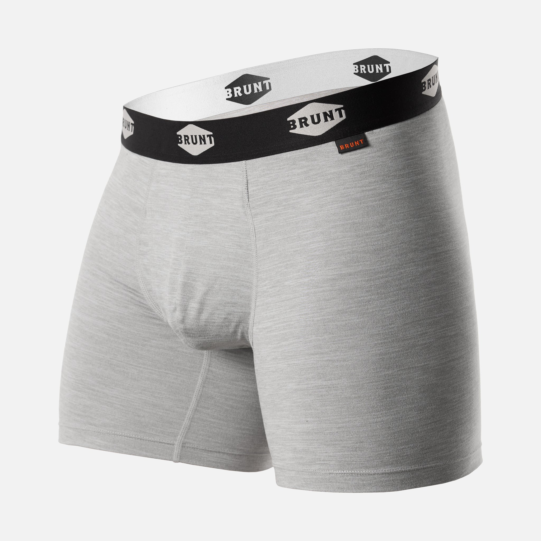 The 6\" Comfort Tech Boxer Brief (2 Pack) - Black and Heathered Grey