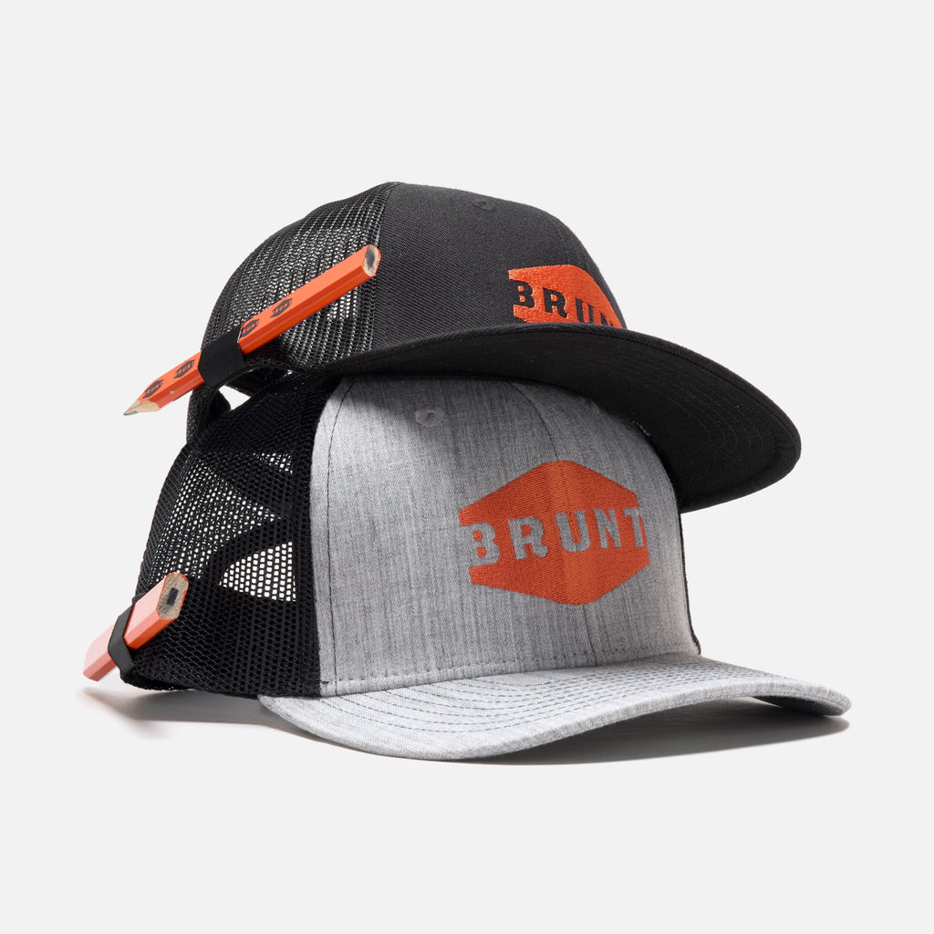 Kids Flat Brim Snapback - Black
