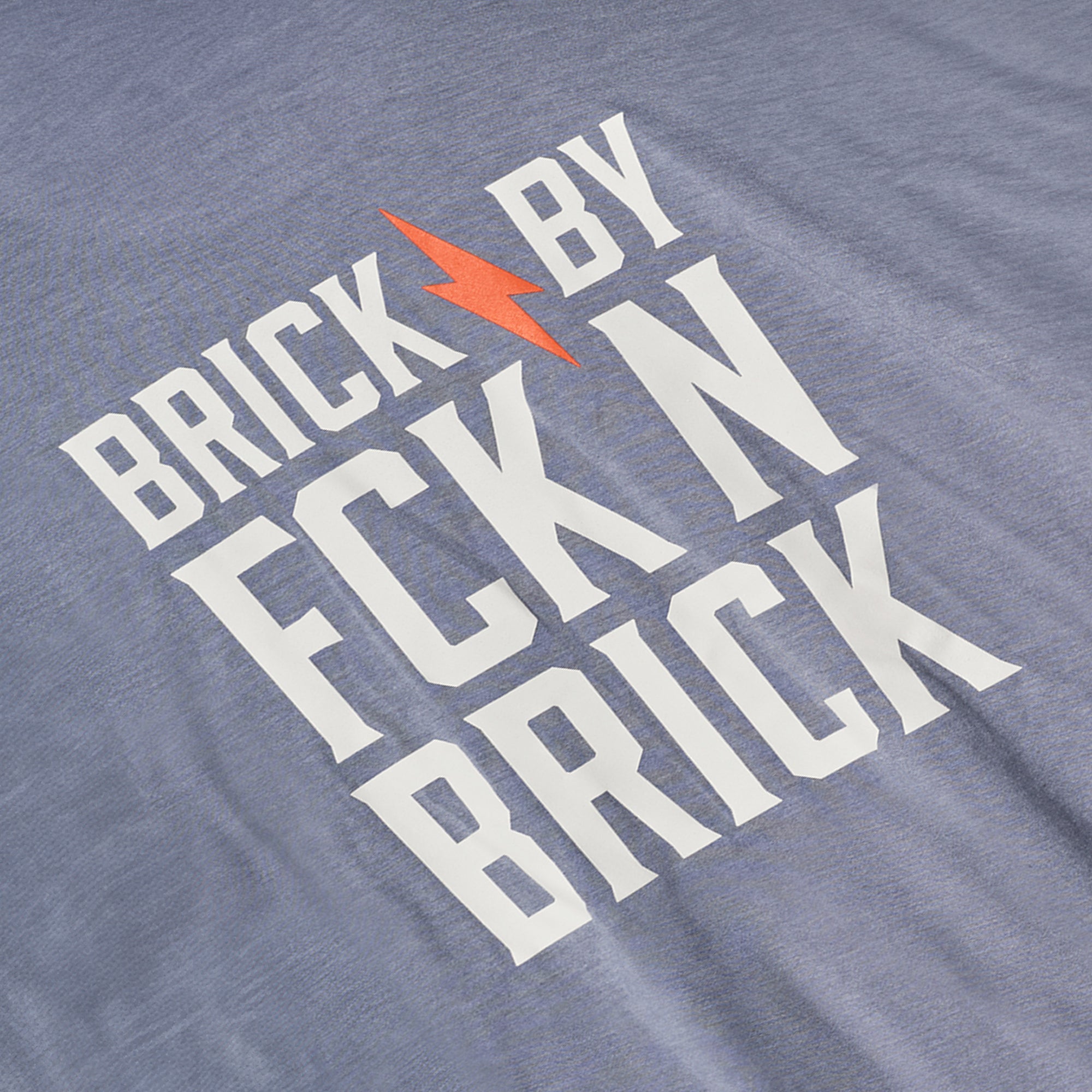 The Brick x Brick Tee - Light Blue Heather
