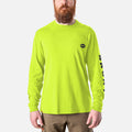 The Martin Long Sleeve Pocket Tee - Safety Yellow