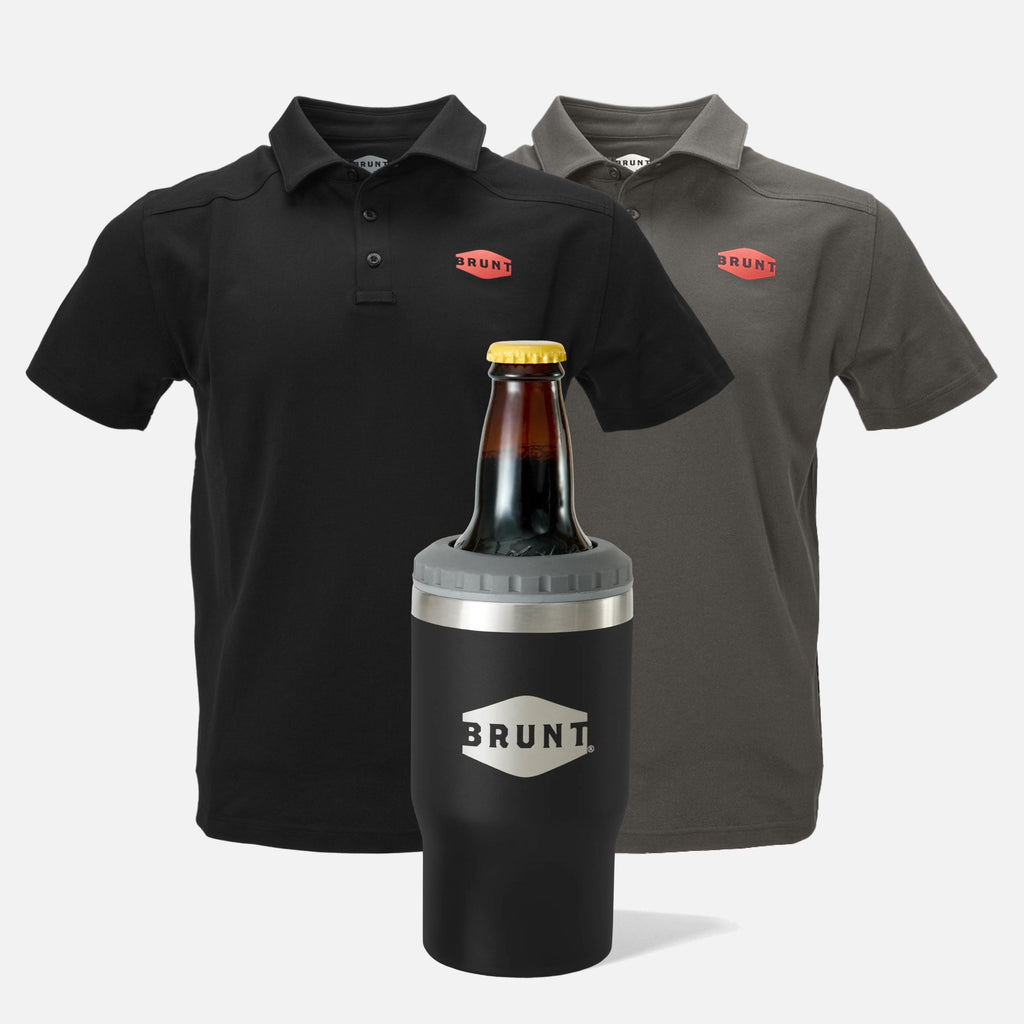 The Stretch Polo Pack - Gunmetal