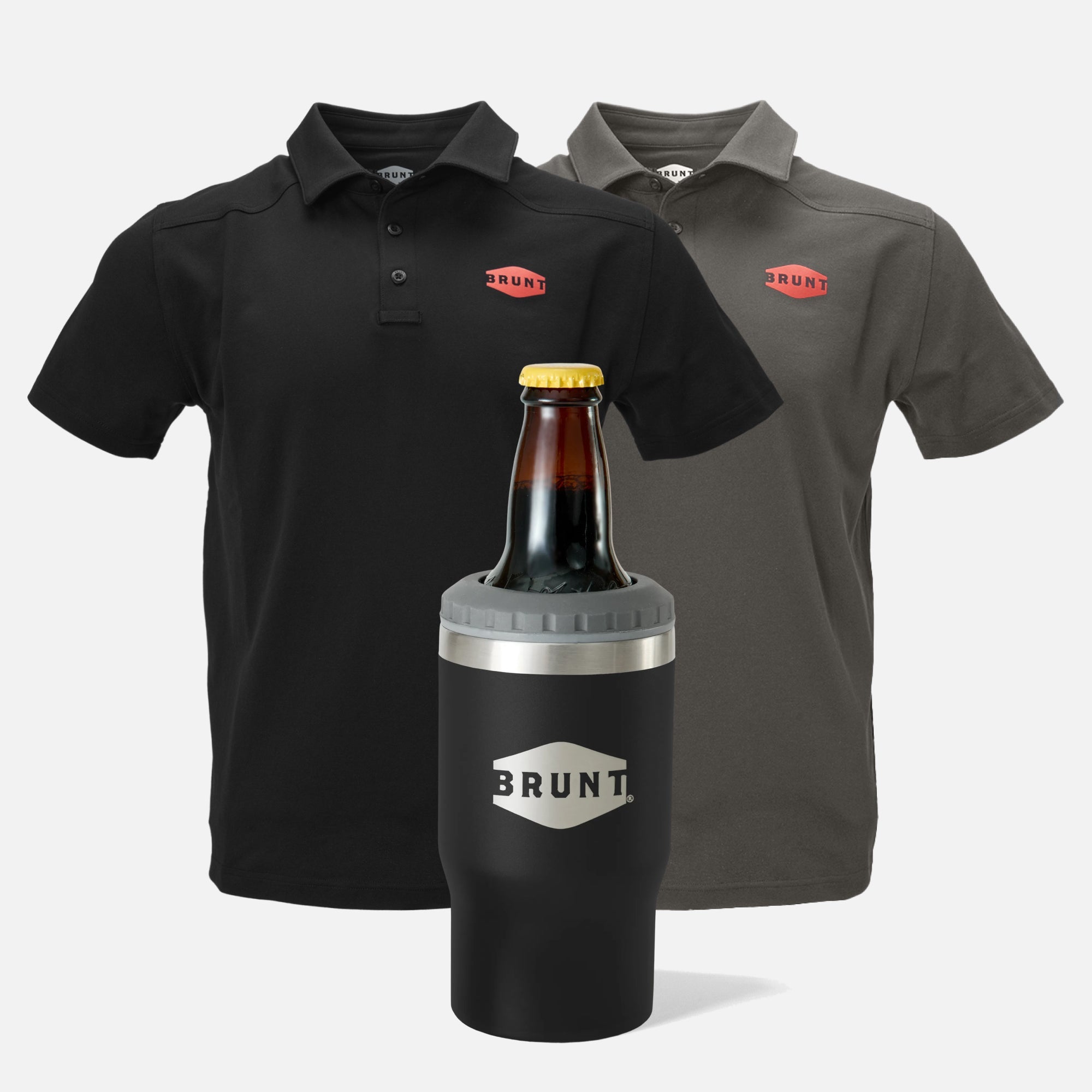 The Stretch Polo Pack - Gunmetal