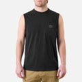 The Martin Sleeveless Pocket Tee - Black