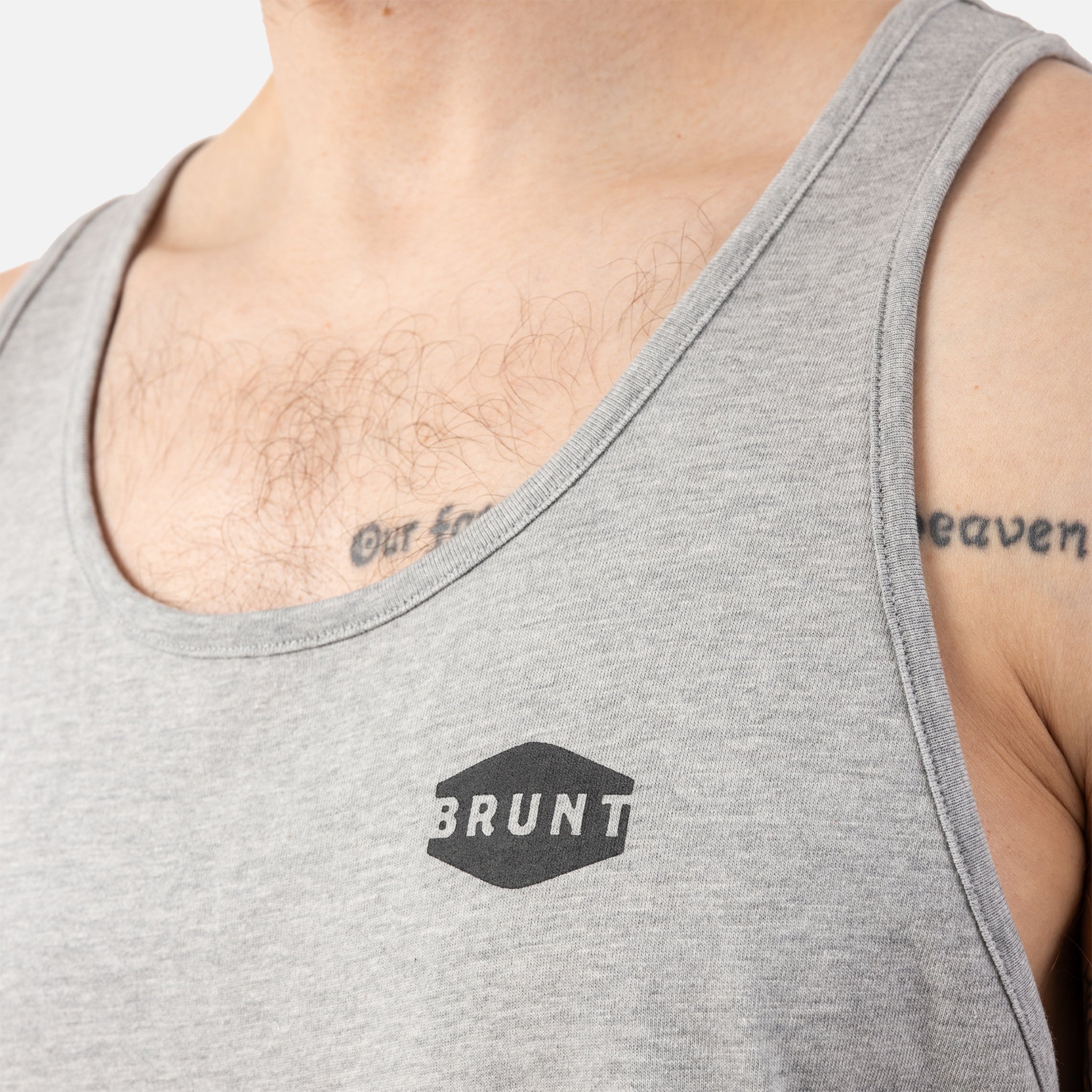 The BRUNT Tank Top - Light Grey Heather