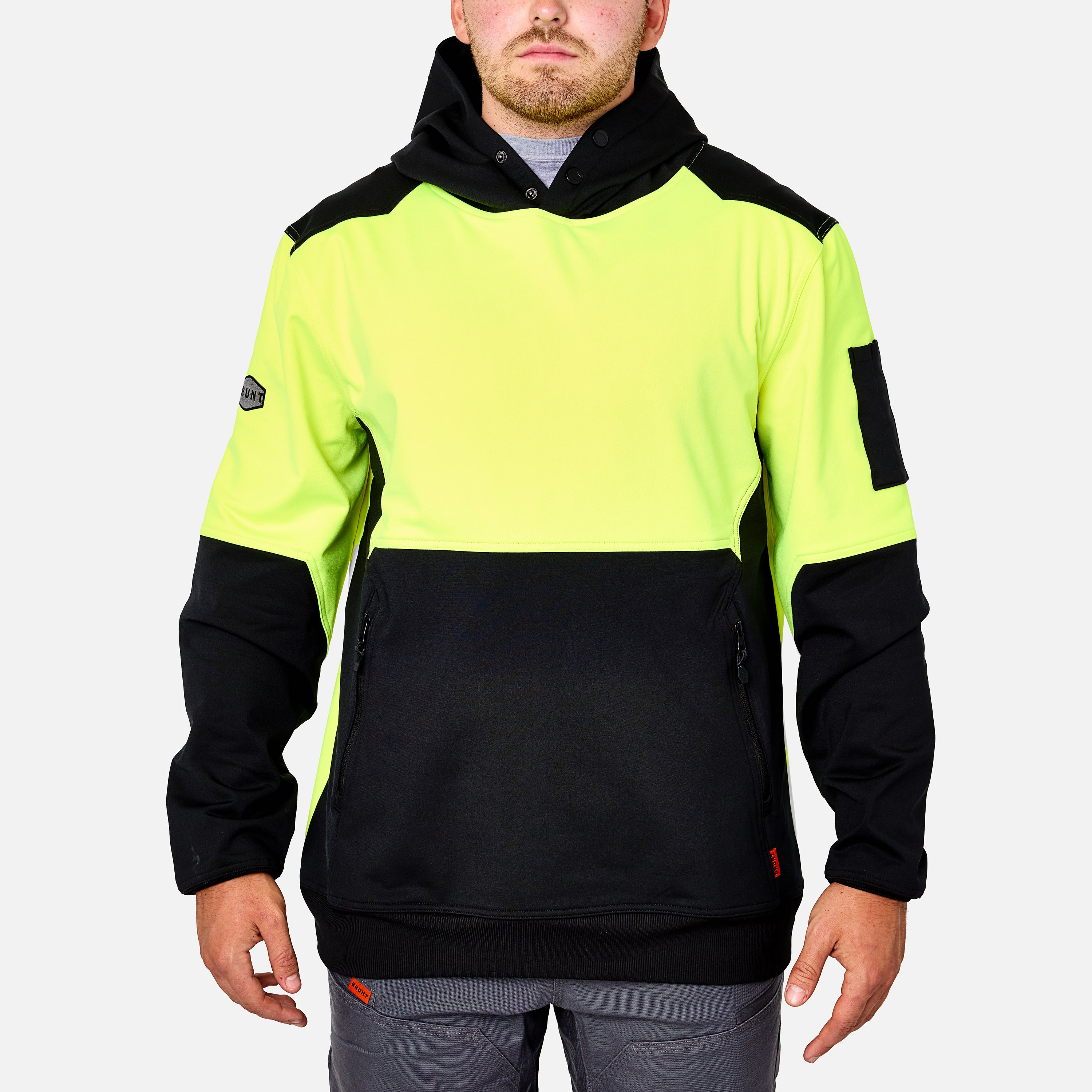 The Allard Tech Hoodie - Safety Yellow