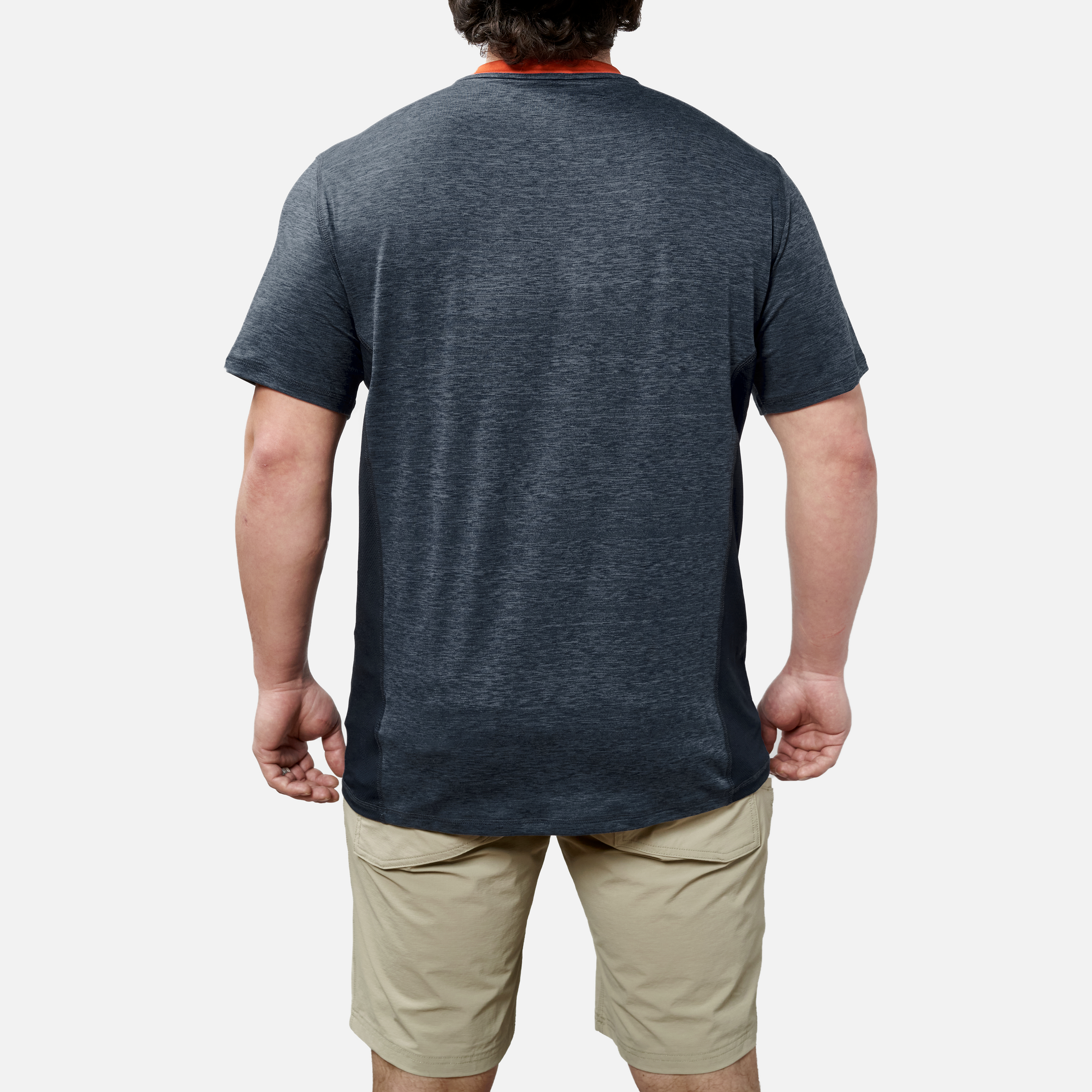 The McKenna Tech Shirt - Blue Heather