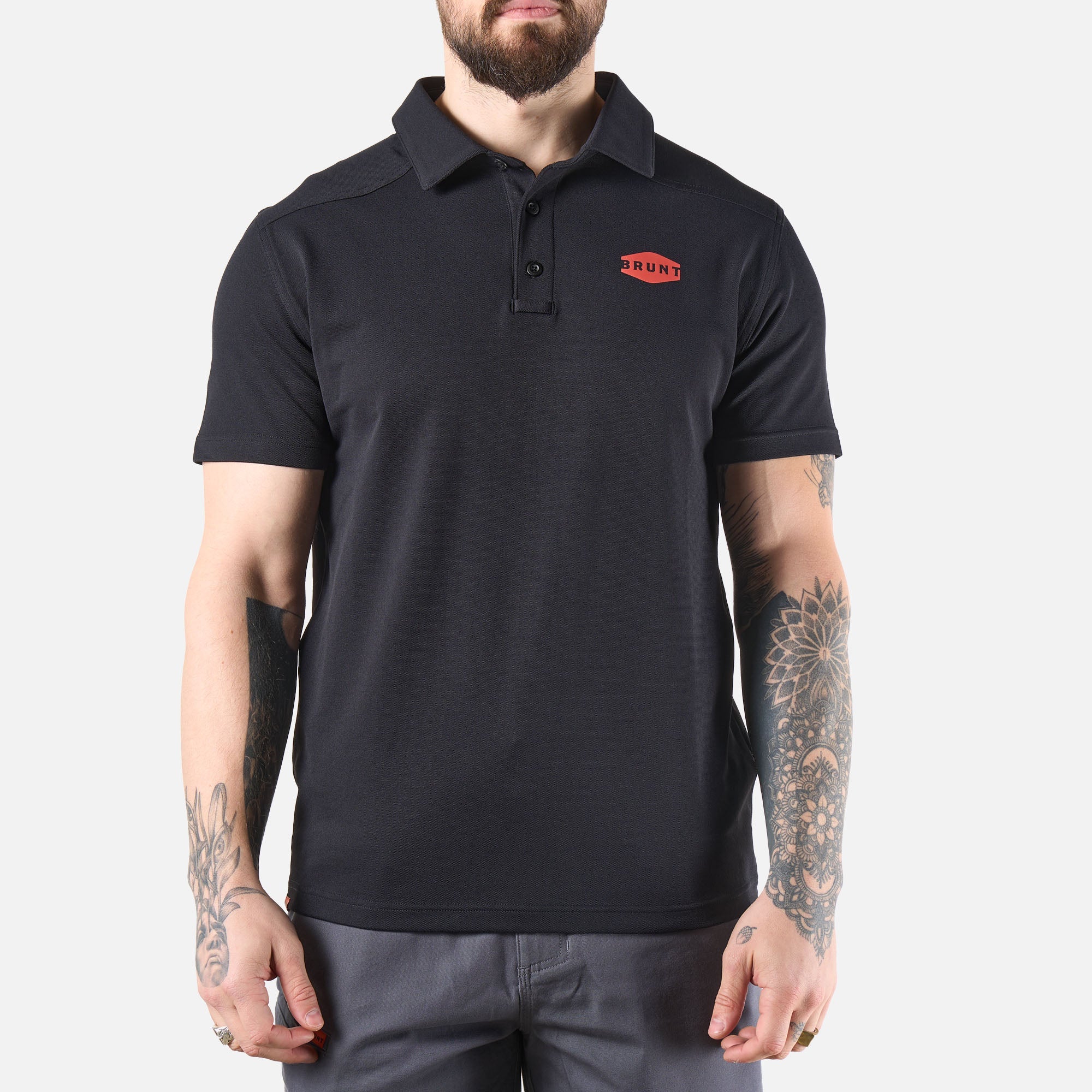 The Stretch Polo - Black
