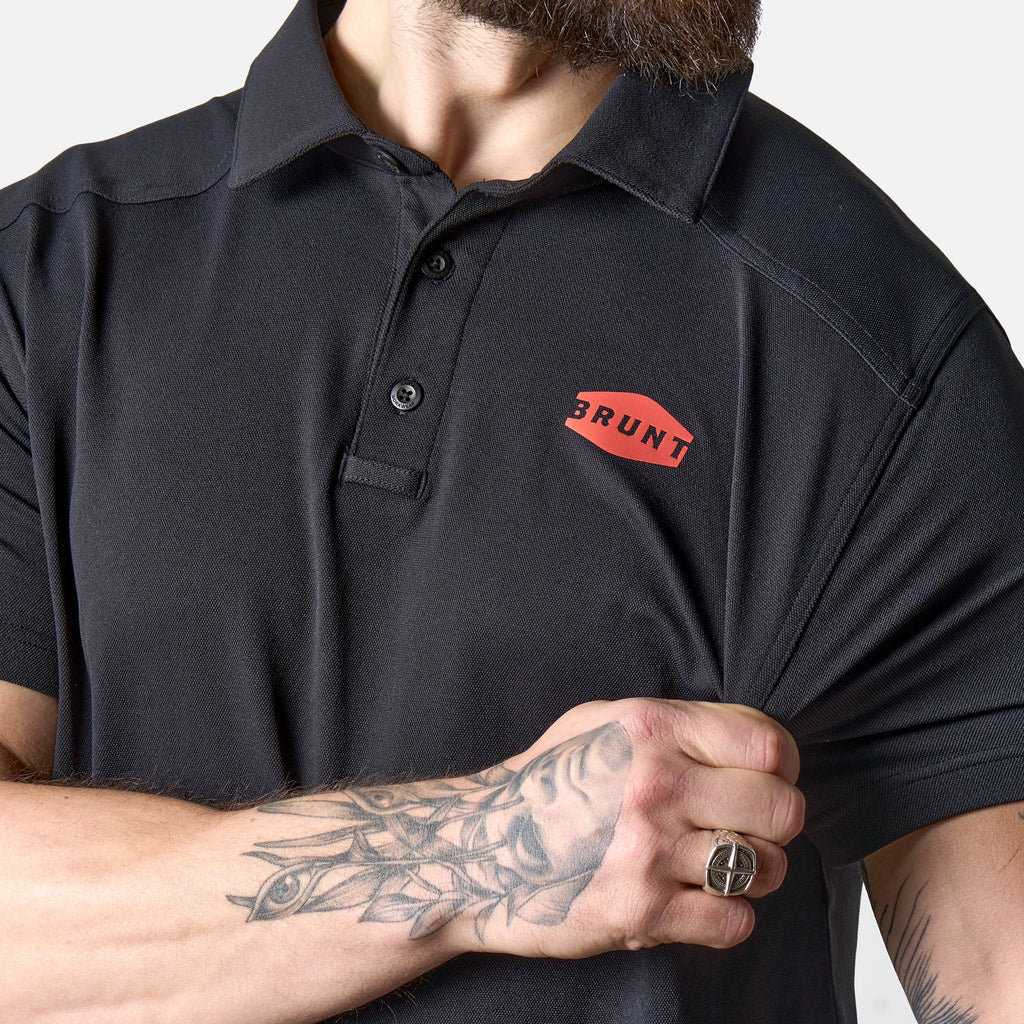 The Stretch Polo - Black