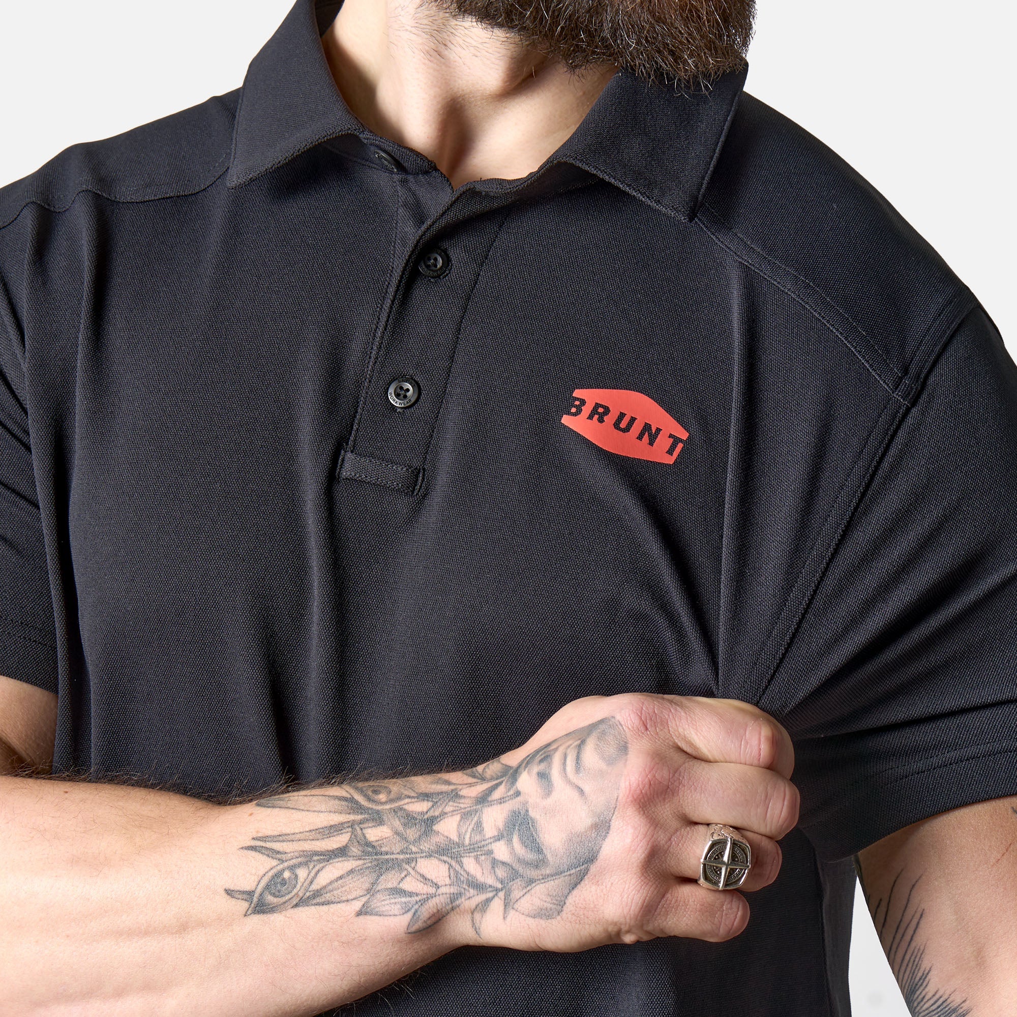 The Stretch Polo - Black