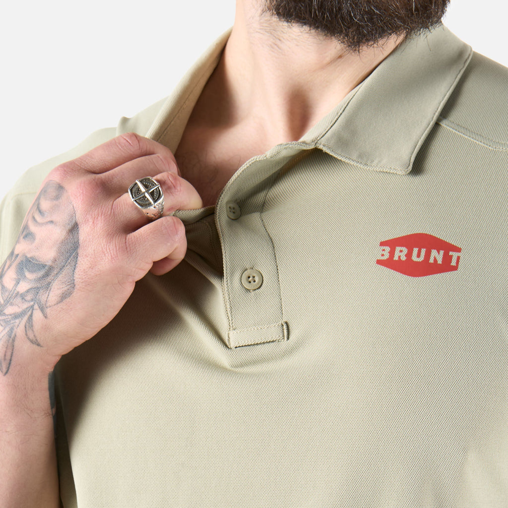 The Stretch Polo - Khaki