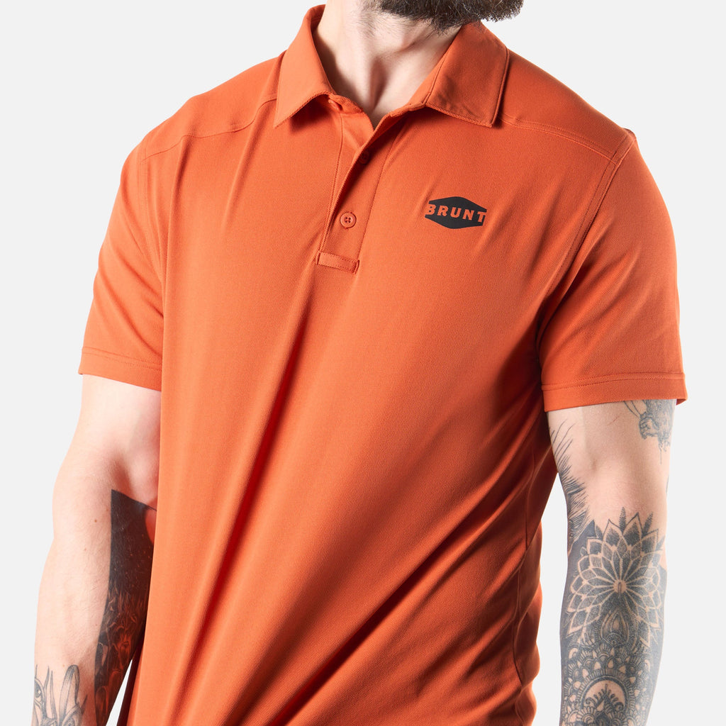 The Stretch Polo - BRUNT Orange