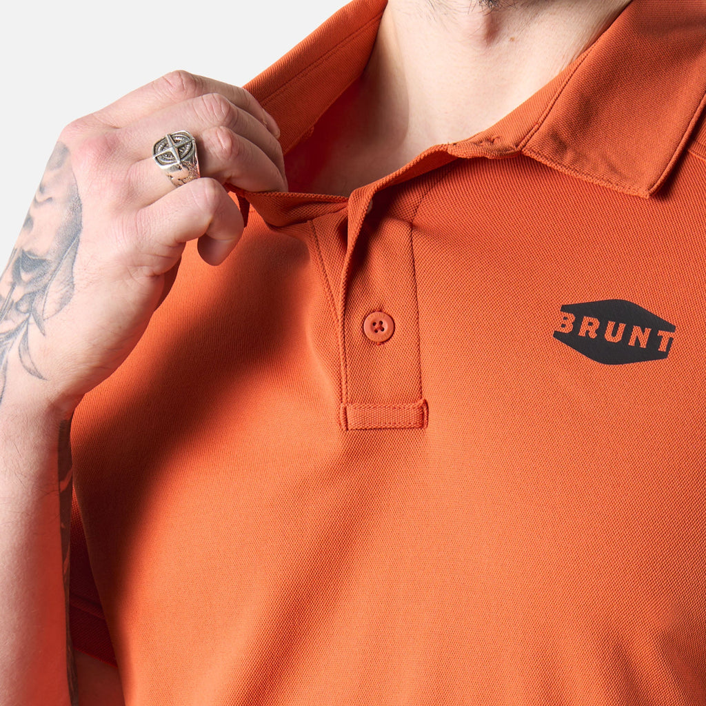 The Stretch Polo - BRUNT Orange