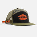 Flat Brim Snapbacks - Army Green Camo