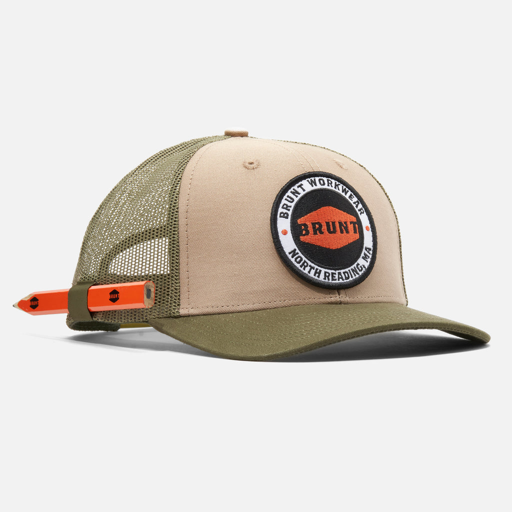 Curved Brim Snapbacks - Army Green