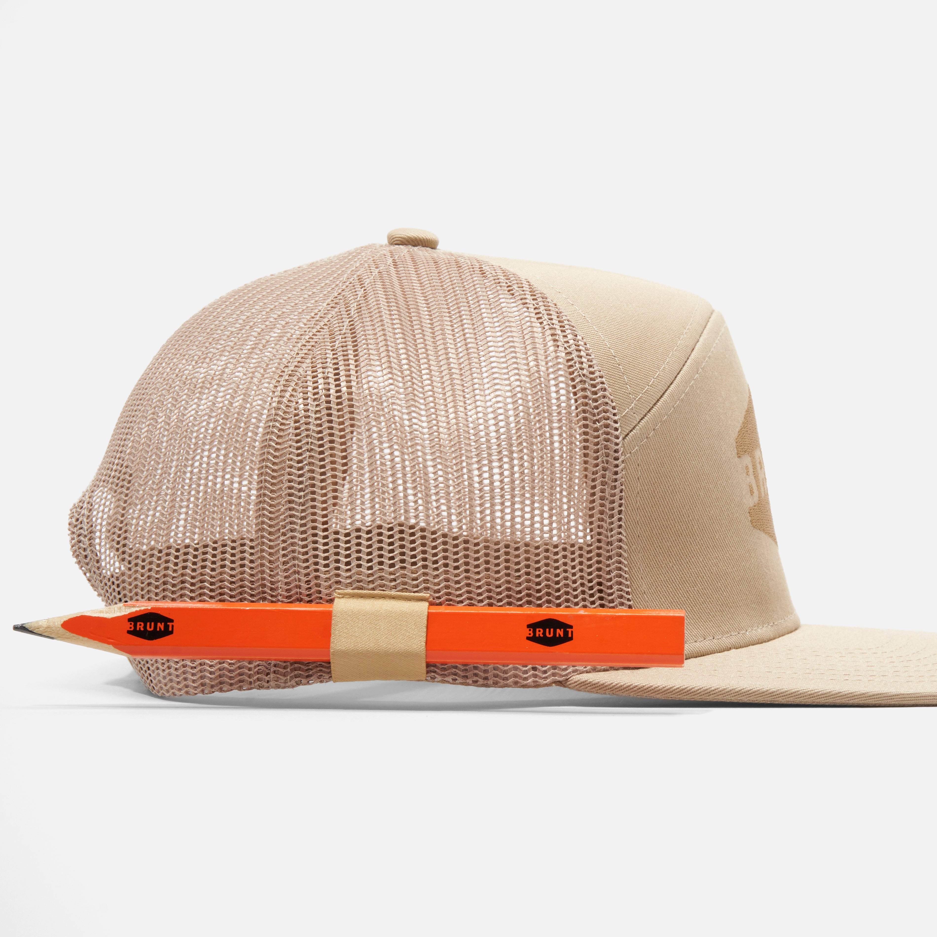 Flat Brim Snapbacks - Khaki