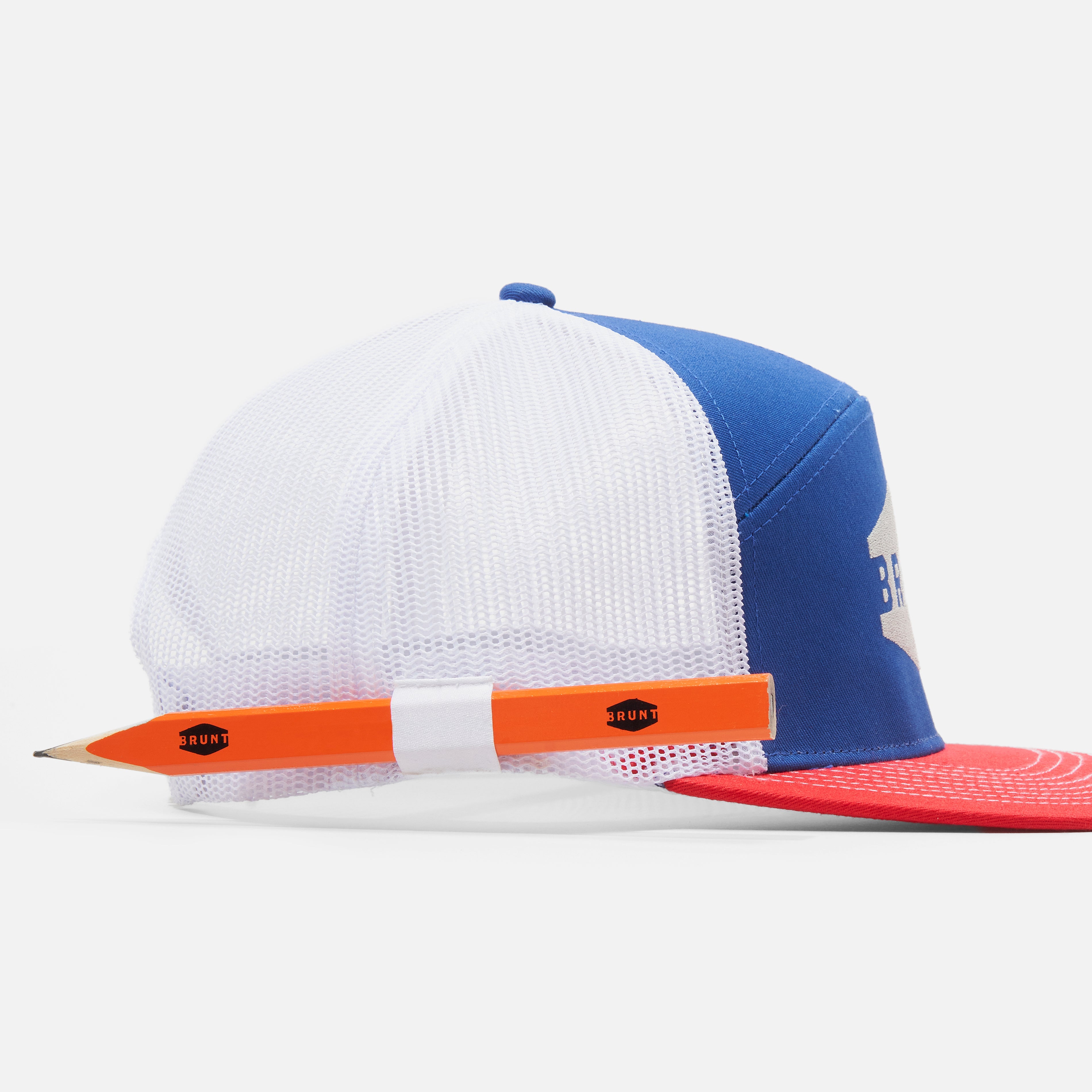 Flat Brim Snapbacks - Red White And Blue