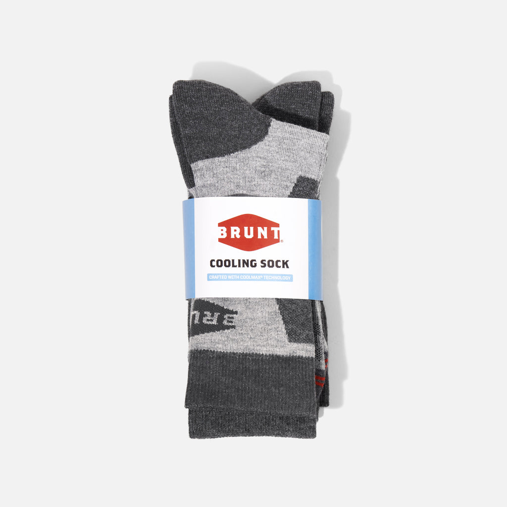 BRUNT Cooling Sock (2 Pack) - Grey