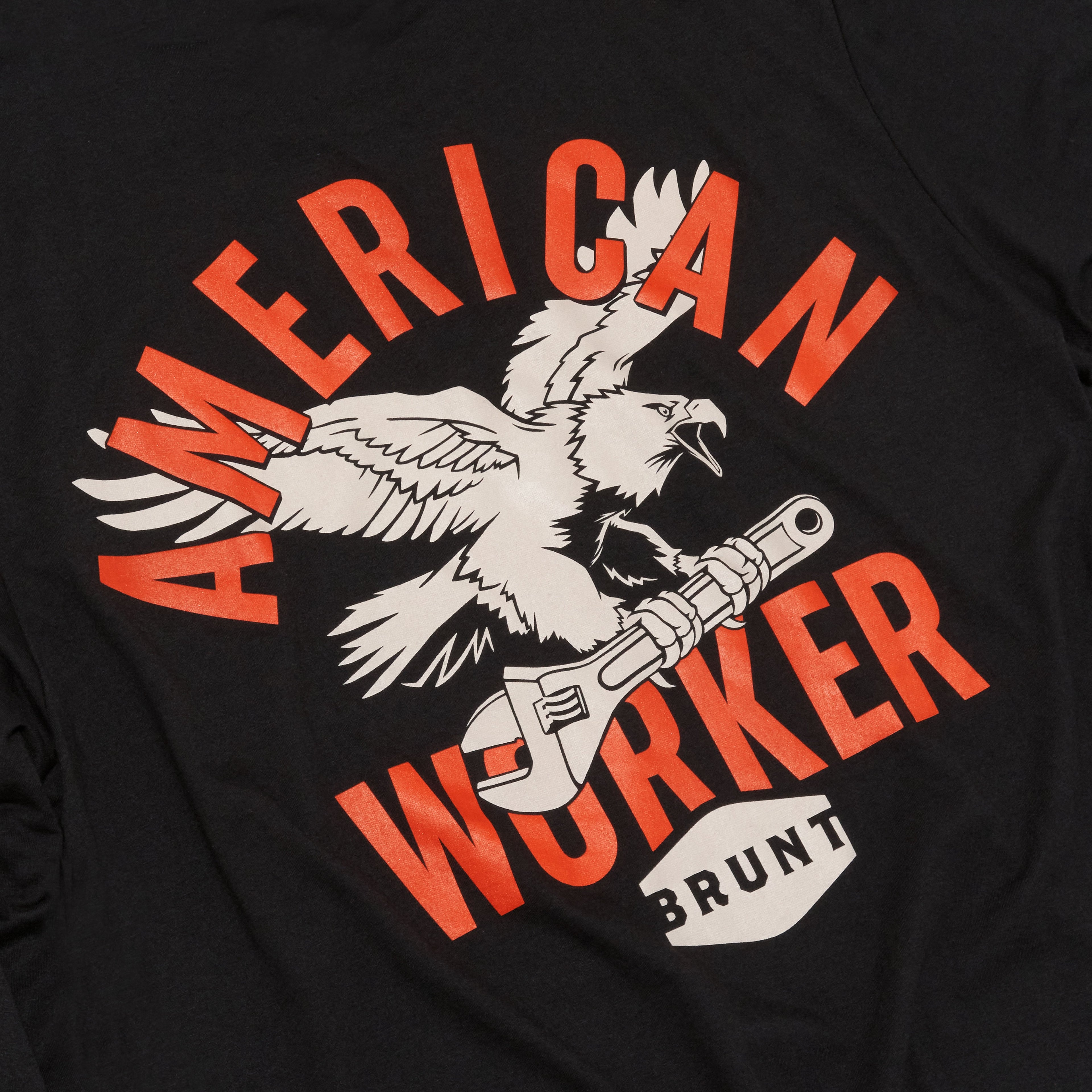 The American Worker Long Sleeve Tee - Black