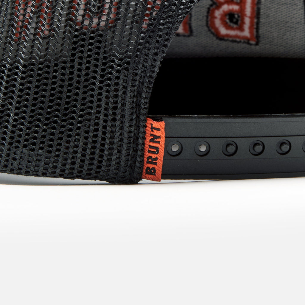 Flat Brim Snapbacks - Black and Orange