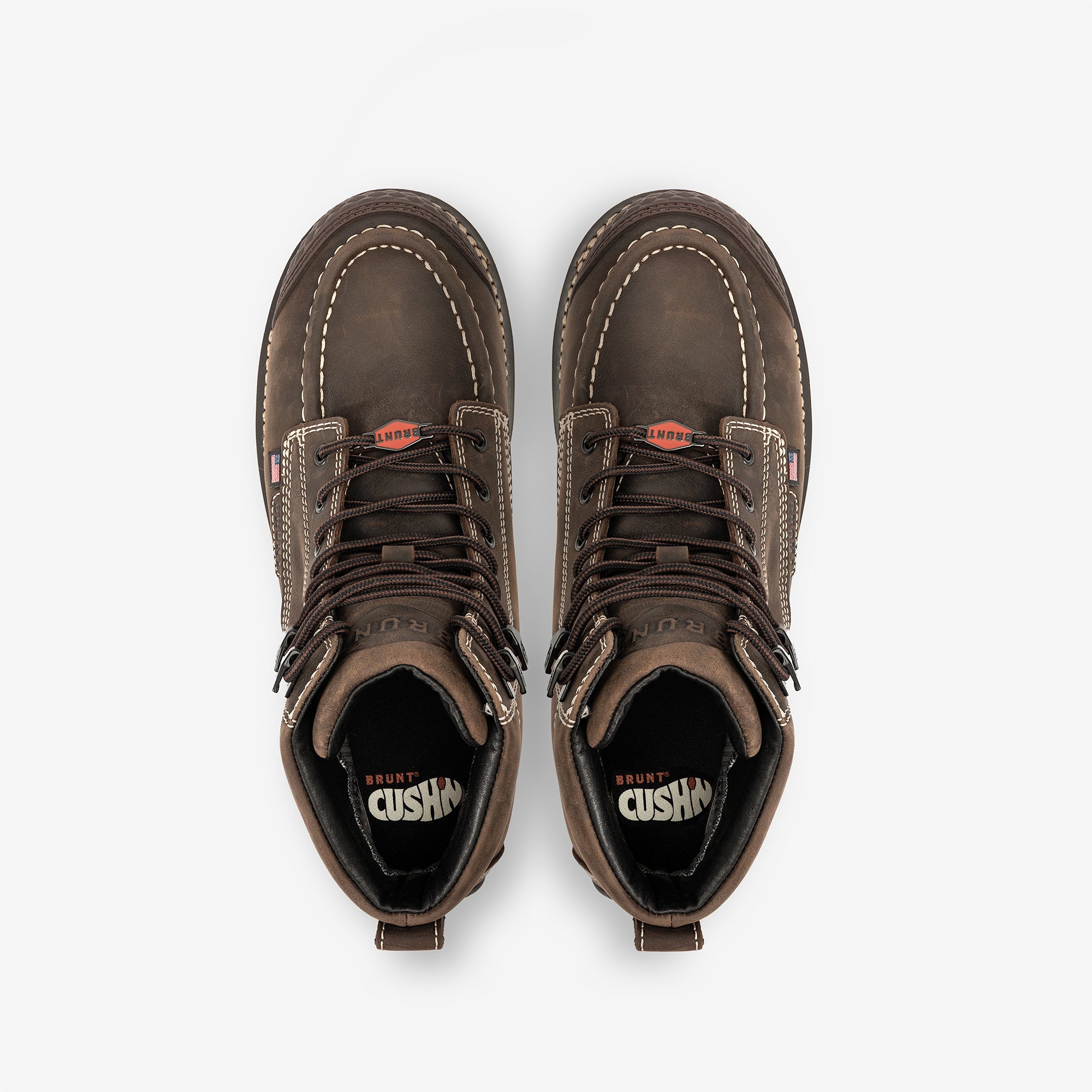 The USA Marin Welted BRUNT Toe Waterproof (Comp Toe) - Dark Brown