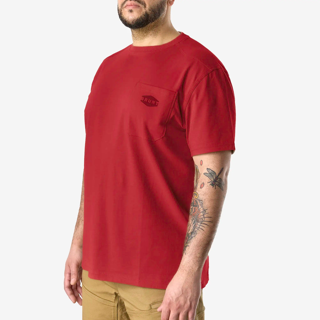 The Martin Pocket Tee - Red