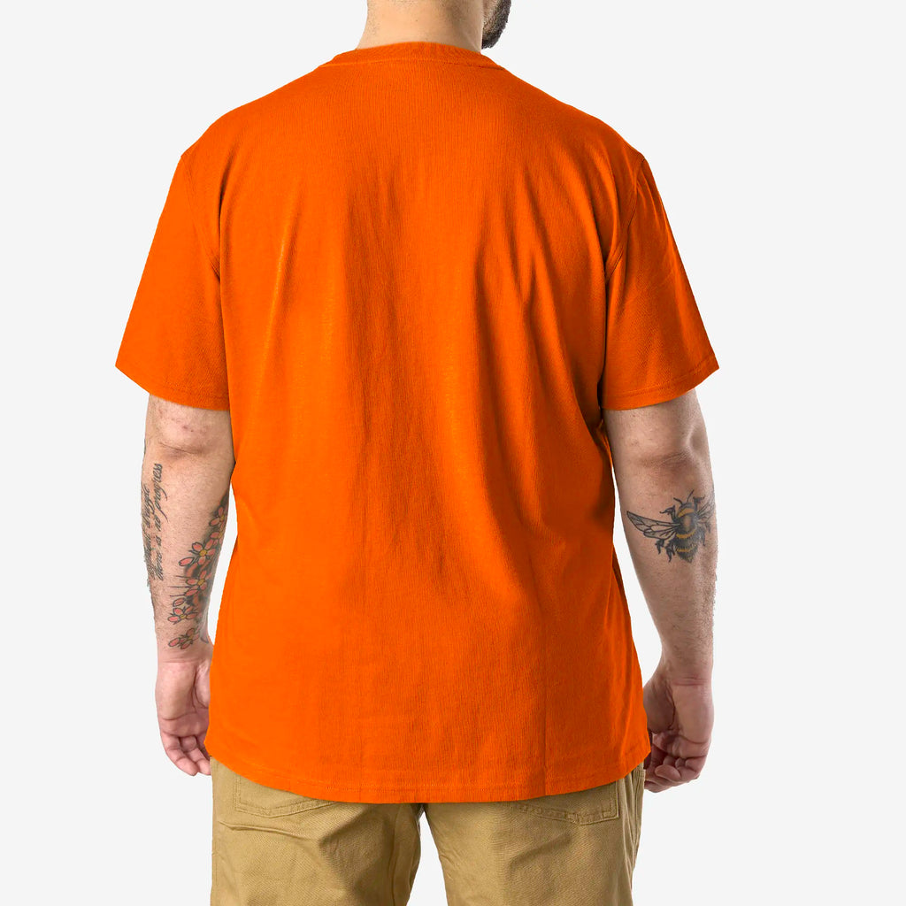 The Martin Pocket Tee - Safety Orange