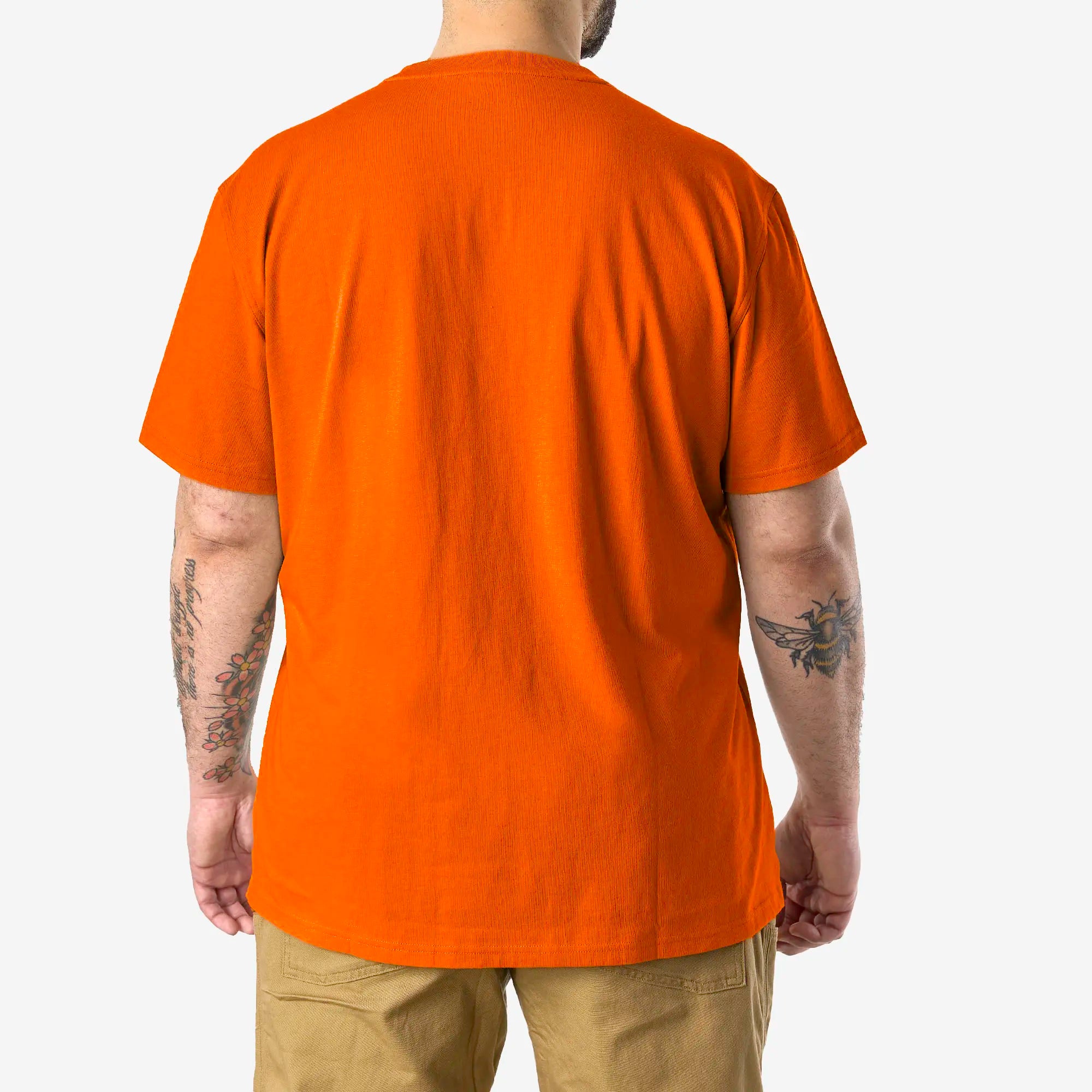 The Martin Pocket Tee - Safety Orange