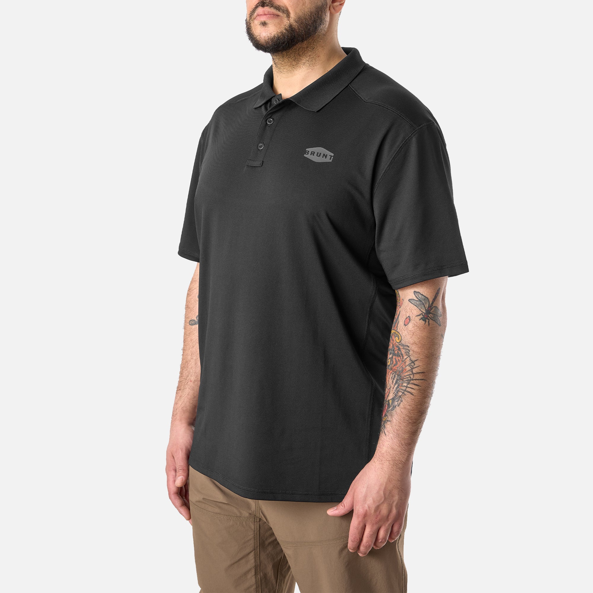 The Ventilated Tech Polo - Black