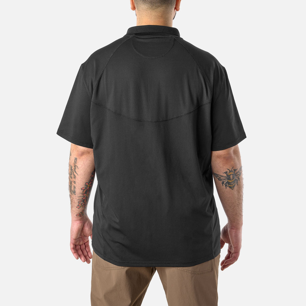 The Ventilated Tech Polo - Black