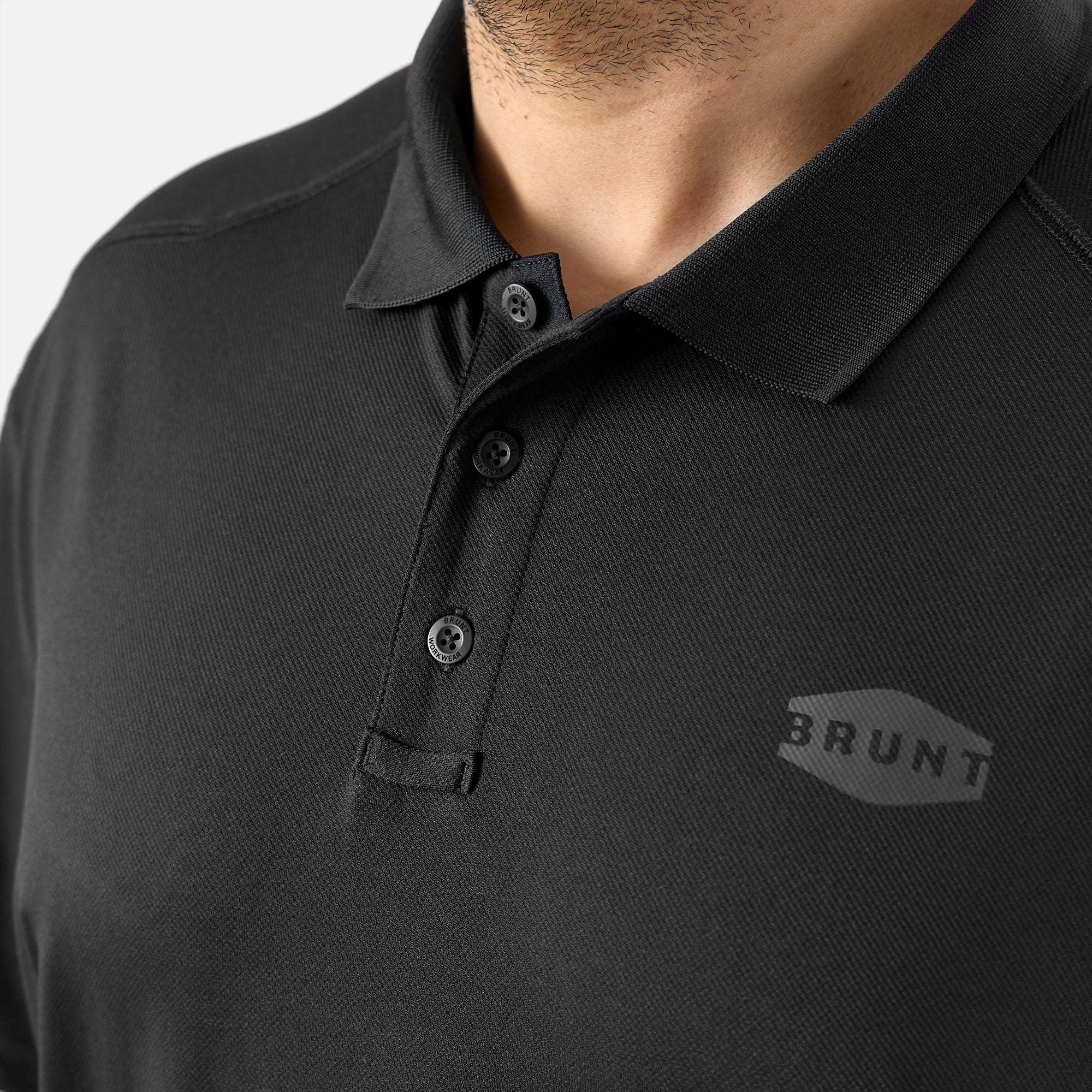 The Ventilated Tech Polo - Black