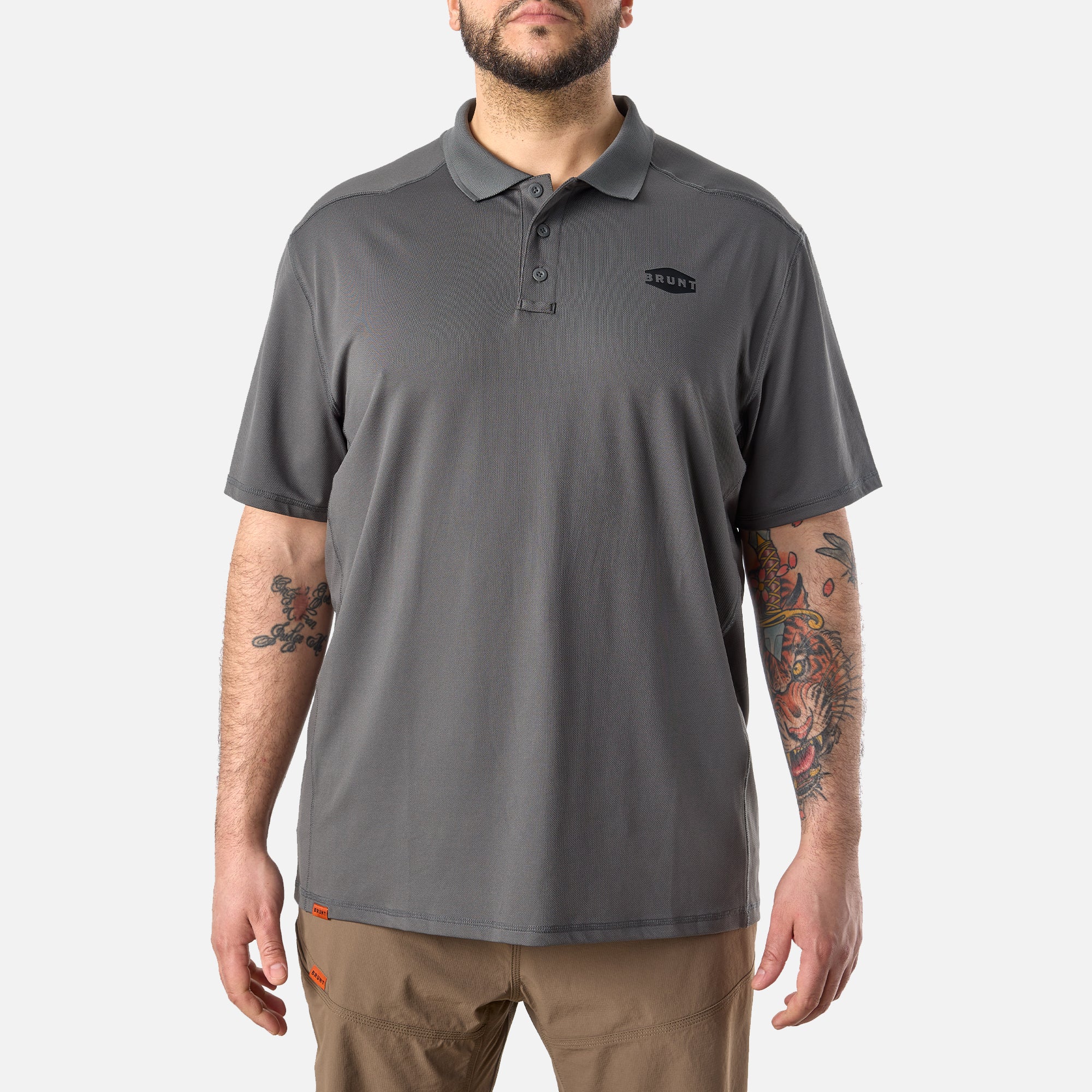 The Ventilated Tech Polo - Carbon