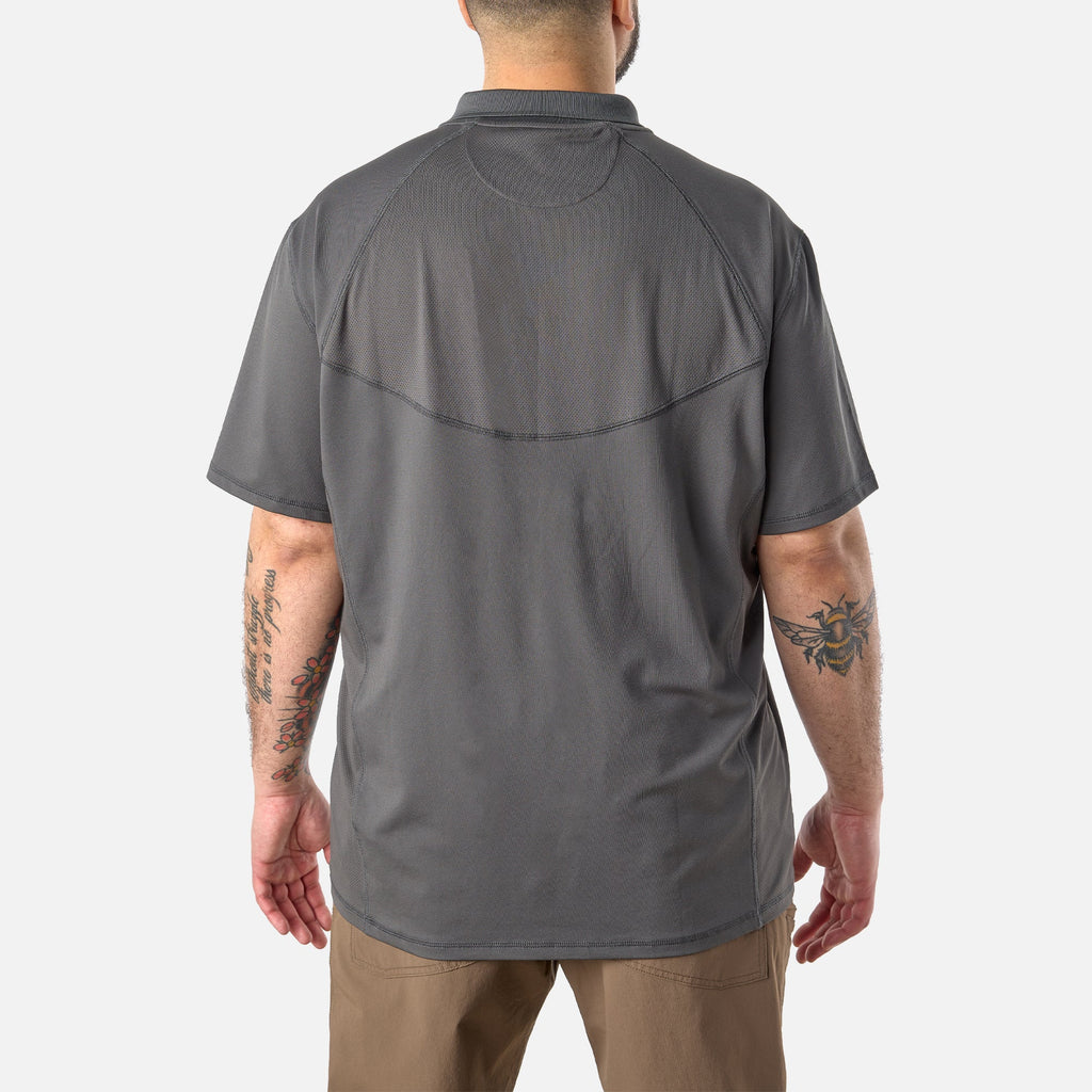 The Ventilated Tech Polo - Carbon