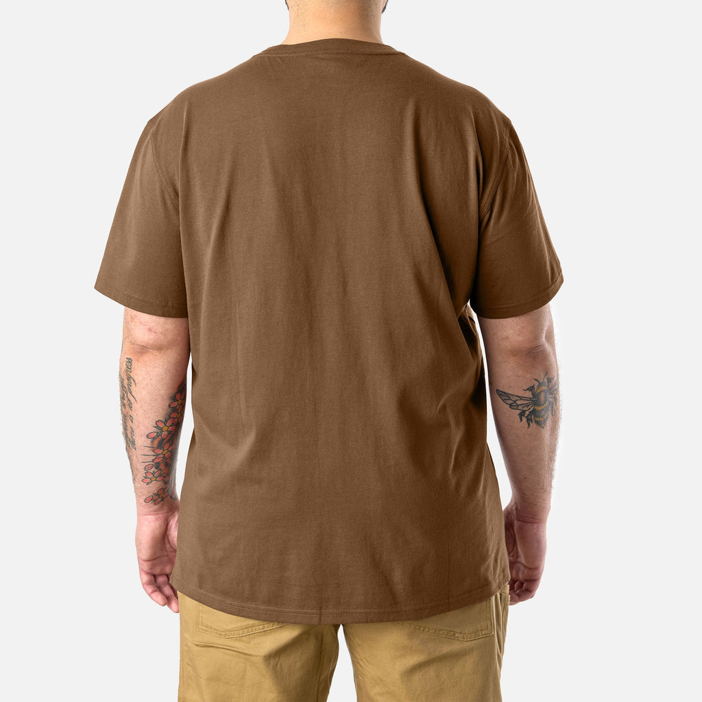 The Martin Pocket Tee - Mud Brown