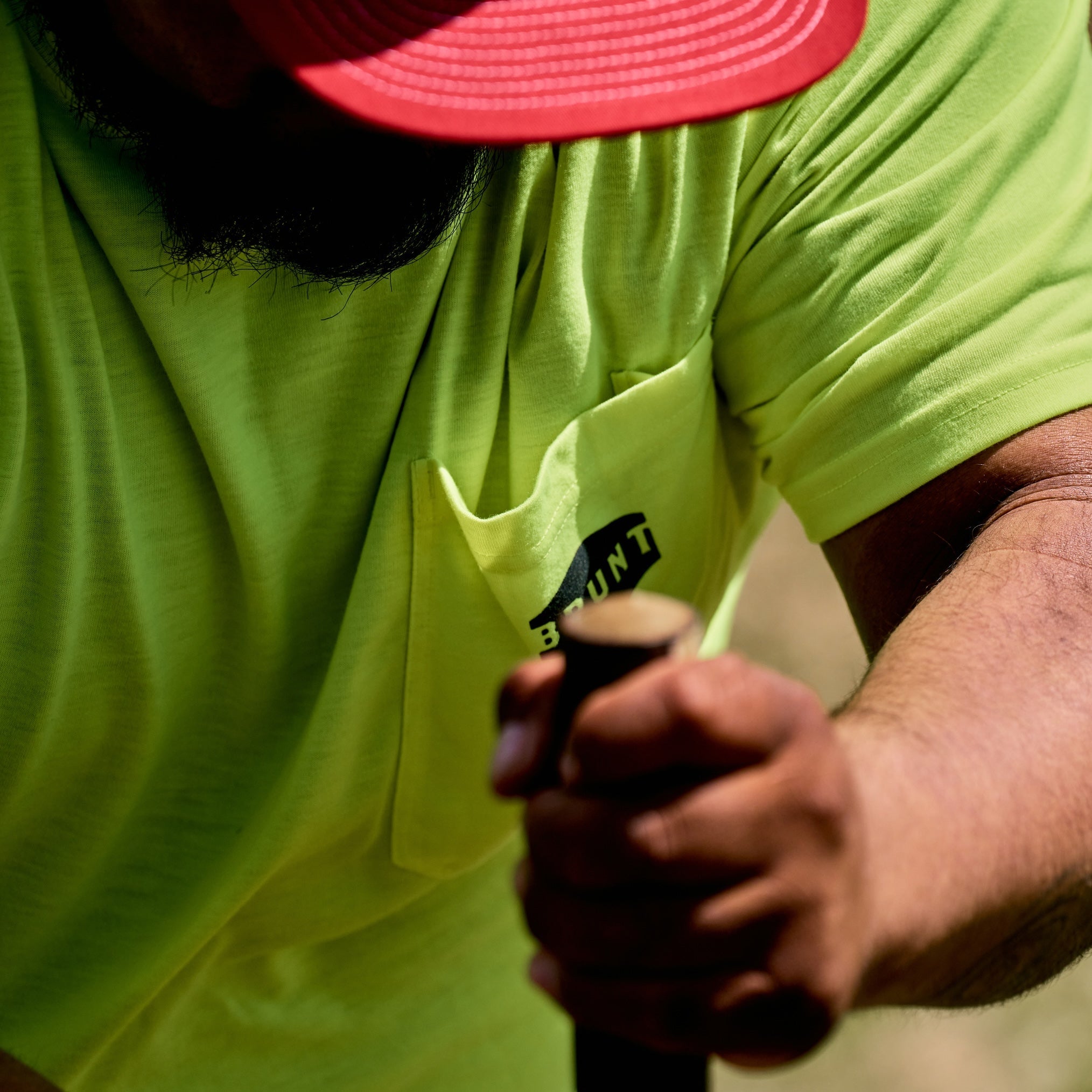 The Martin Pocket Tee - Safety Yellow