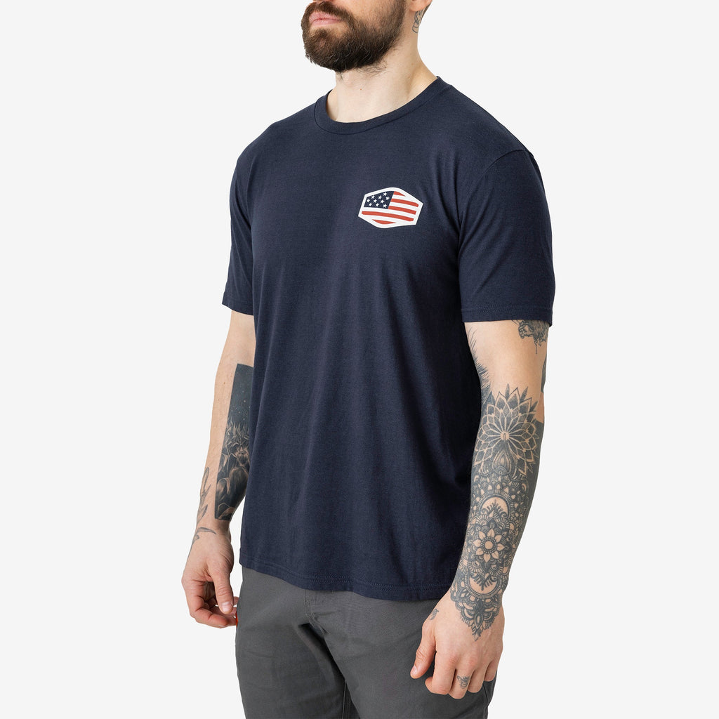The BRUNT USA 250 Tee - Limited Edition Dark Navy