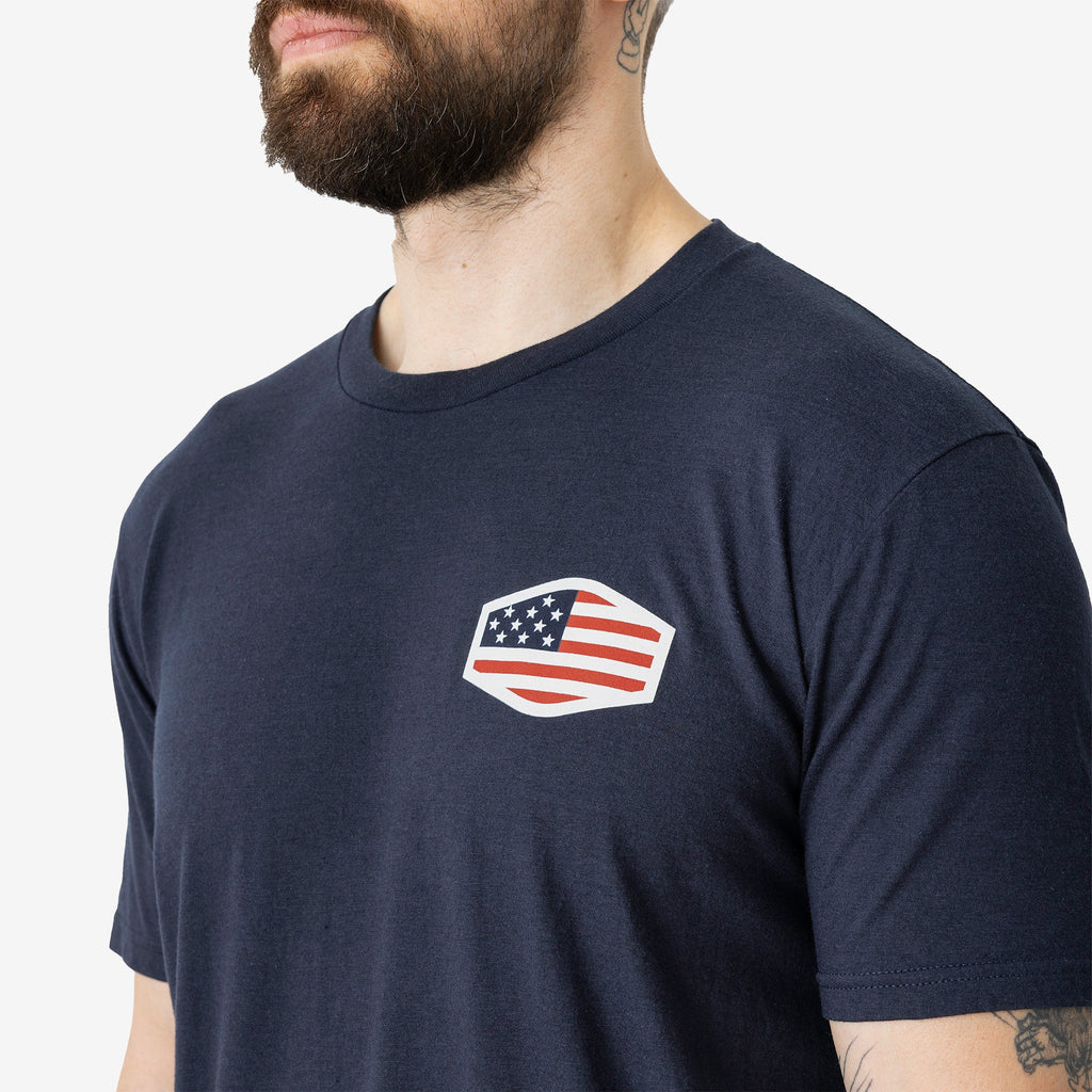 The BRUNT USA 250 Tee - Limited Edition Dark Navy