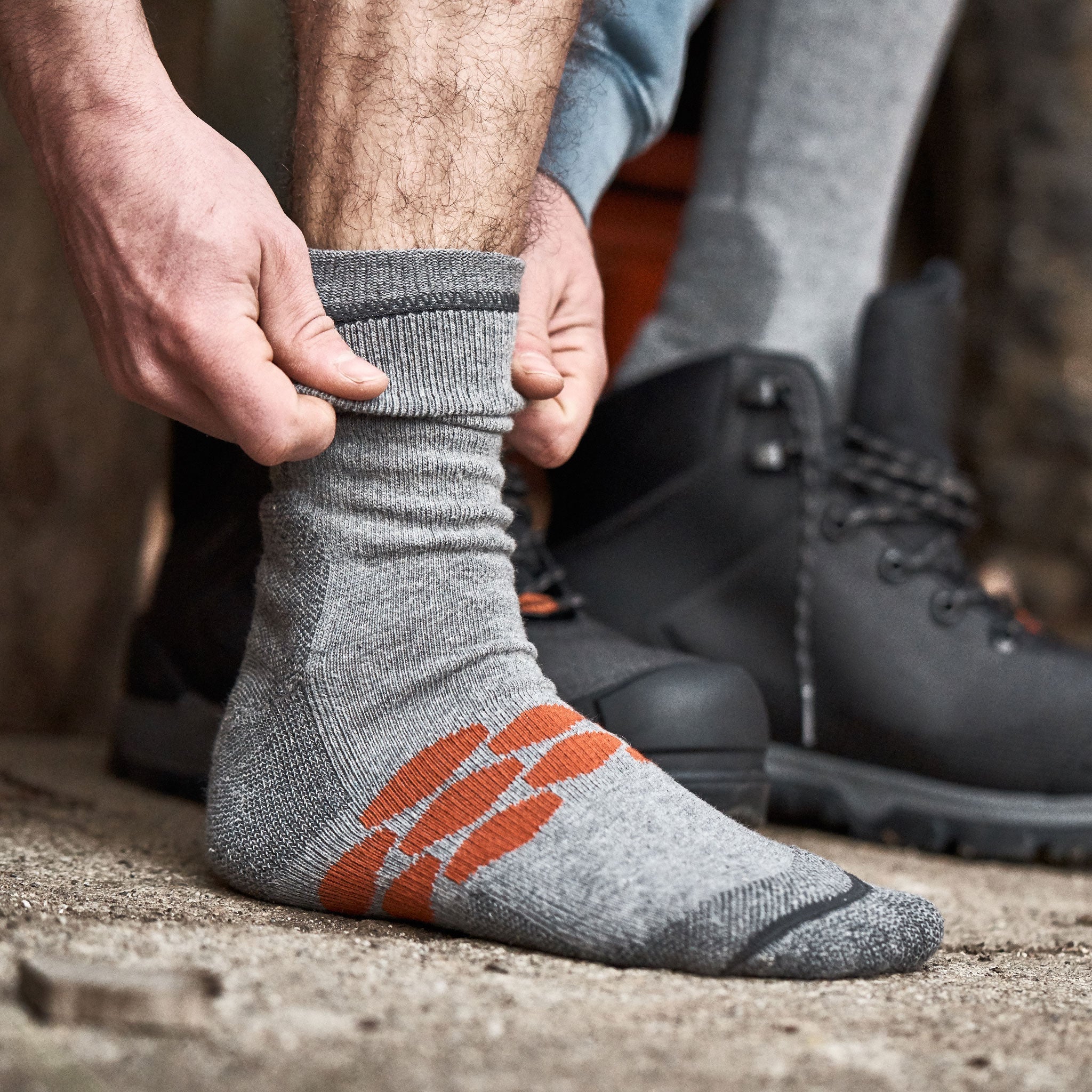 Everyday Socks (3 Pack) - Heather Grey