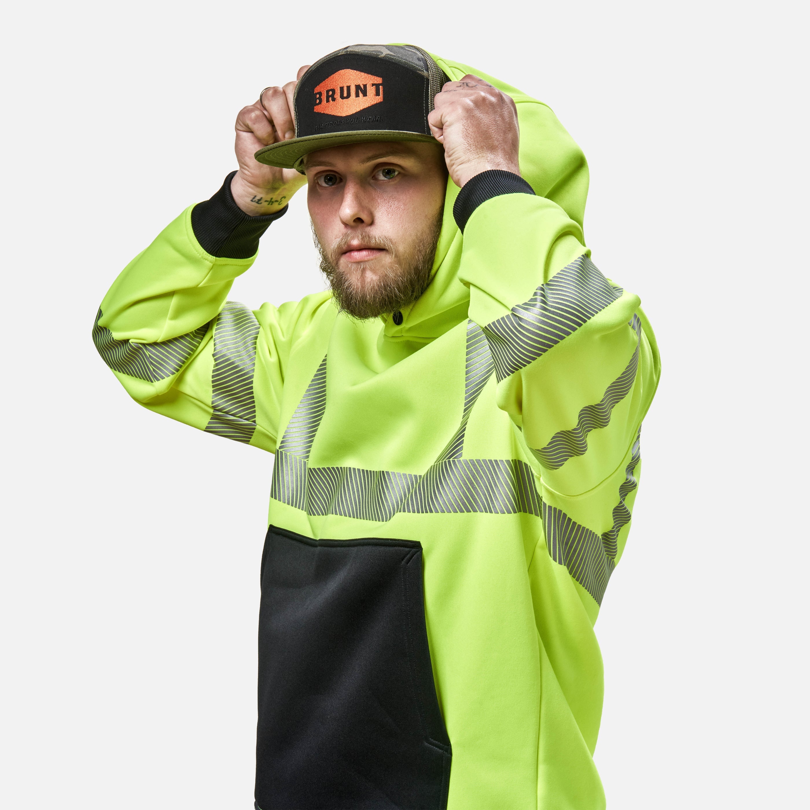 The Shevlin ANSI Hoodie - Hi-Vis Yellow