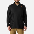 The McKenna 1\/4 Zip Long Sleeve Tech Shirt - Black