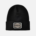 Cuffed Beanies - Black with Patch